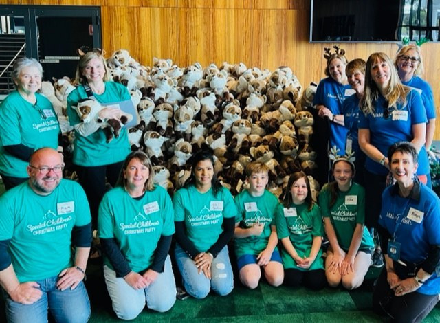 Finance Brokers Tasmania volunteering at the Special Children's Christmas Party